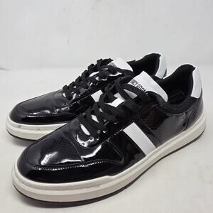 Stacy Adams Cashton Black Patent Leather Sneakers Mens Size 13